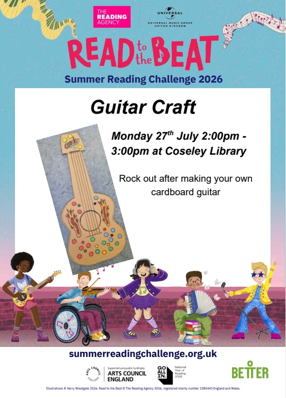 Coseley Library - Summer Reading Challenge: Guitar